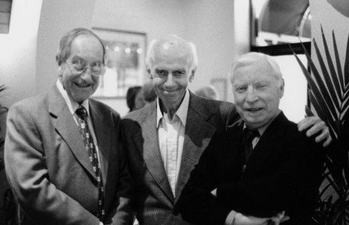 Don Lusher, Bobby Lambe, Milt Bernhart, Kenton  Rendevous, Egham, Surrey, 2000.