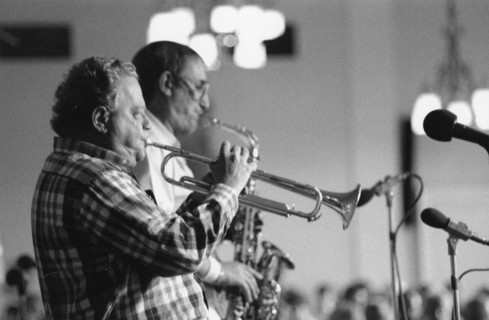 Red Rodney, Edinburgh Jazz Festival, Scotland, 1988.