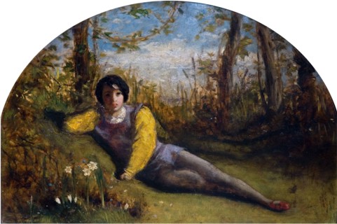 The Young Poet - Oil Study