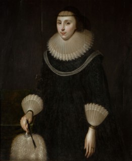 Portrait Of A Lady With A Fan