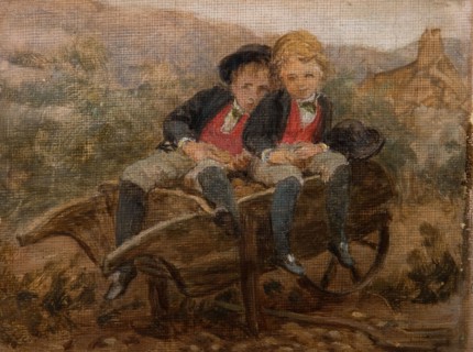 Sketch Of The Hons. Dudley And Archie Hamilton Gordon