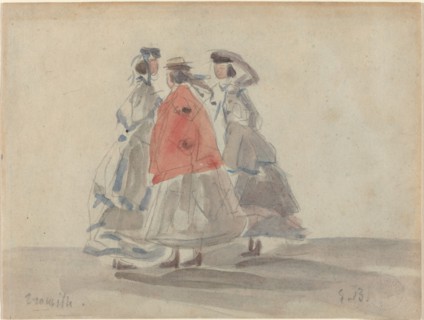 Three Women at Trouville