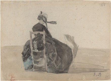 Seated Lady in Black