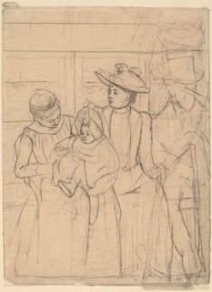 In the Omnibus [recto]