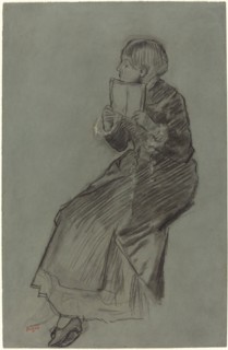 Woman Reading a Book