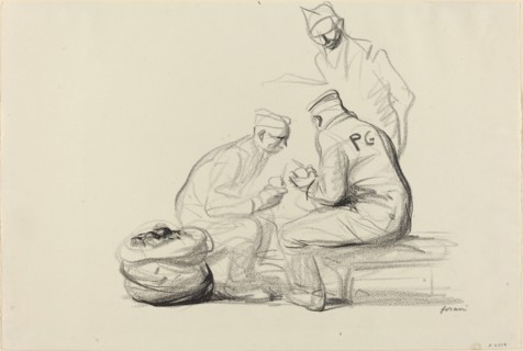 Poilu and German Prisoners