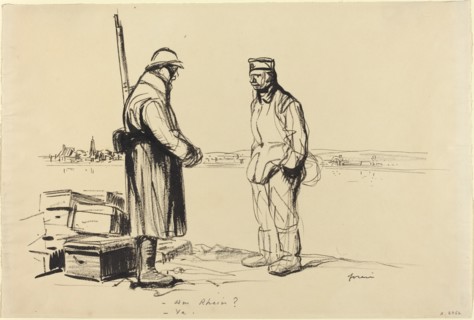 - Am Rhein? - Ya., c. 1914/1919. [To the Rhine? Yes].
