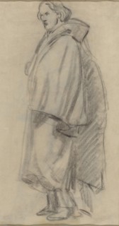 Man Wearing a Cloak [verso]