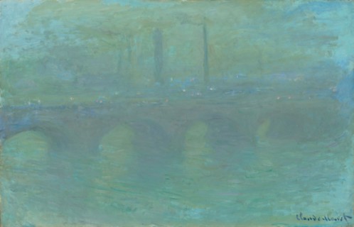 Monet, Pont de Waterloo, au crépuscule