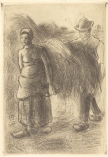 Peasants Carrying Hay