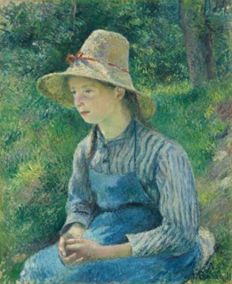 Peasant Girl with a Straw Hat