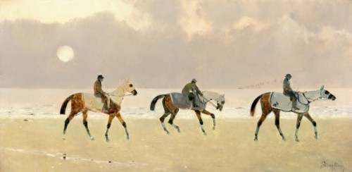 Riders on the Beach at Dieppe