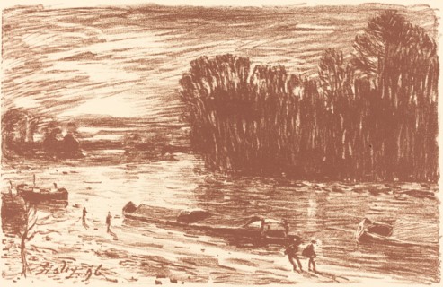 Banks of the Loing near Saint-Mammes