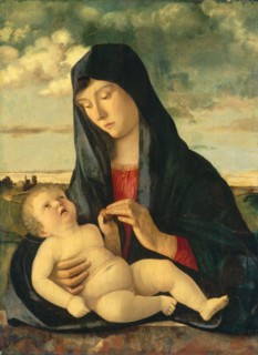 Madonna and Child in a Landscape