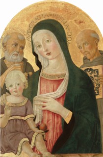 Madonna and Child with Saint Jerome and Saint Bernardino of Siena