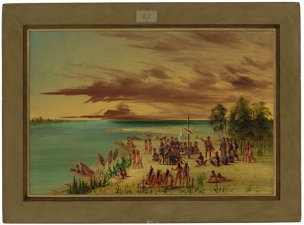 La Salle Claiming Louisiana for France. April 9