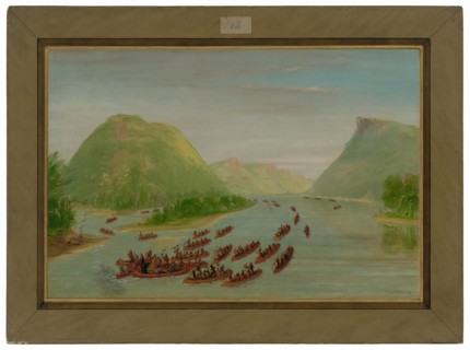 Father Hennepin and Two Companions Made Prisoners by the Sioux. April 1680