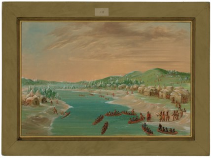 La Salle and Party Arrive at the Village of the Illinois. January 1