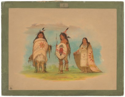 Three Riccarree Indians