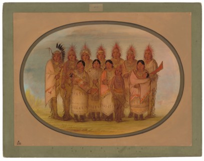 Iowa Indians Who Visited London and Paris