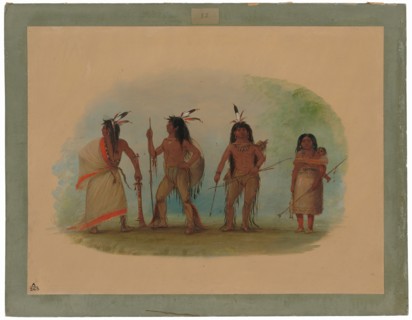 Four Apachee Indians