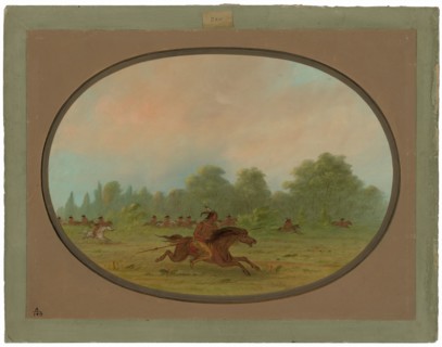 Defile of a Camanchee War Party