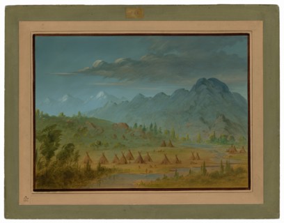 A Crow Village and the Salmon River Mountains