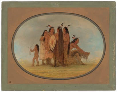 Four Mandan Warriors