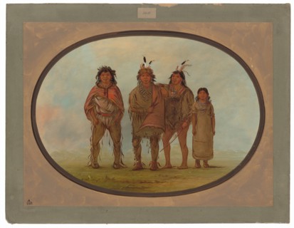 Four Dogrib Indians