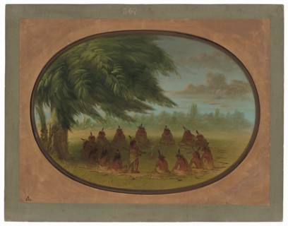 An Indian Council - Sioux