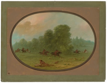 Battle between the Jiccarilla Apachees and Camanchees