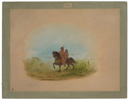 Bride and Groom on Horseback - Connibo