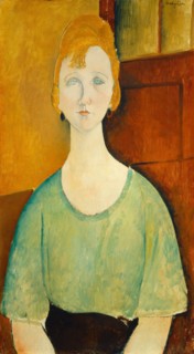 Girl in a Green Blouse