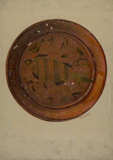 Pa. German Dish, c. 1938. Creator: William L Antrim.