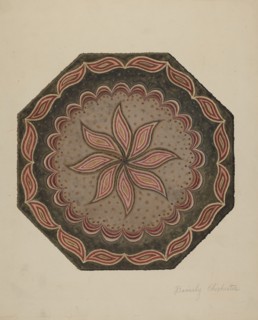 Octagonal Hooked Rug