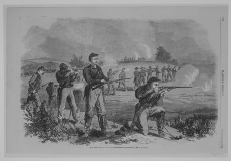 The First Maine Cavalry Skirmishing