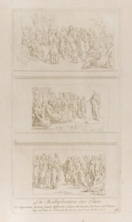 Three separate studies for the miracles of the loaves