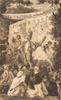 Frontispiece for "Les Tréteaux de Monselet"