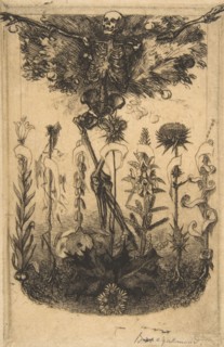 Frontispiece for "Les Fleurs du Mal"