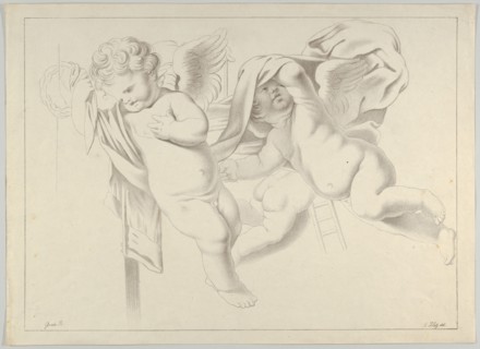 Study of three putti