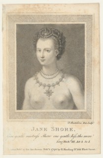 Jane Shore: "Give gentle mistress Shore one gentle kiss the more