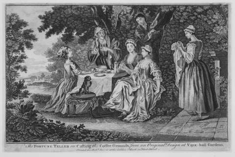 The Fortune Teller on Casting the Coffee Grounds