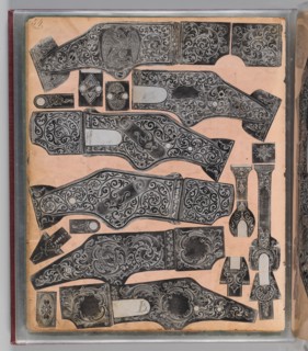Workbook Recording the Engraved Firearms Ornament of Louis D. Nimschke