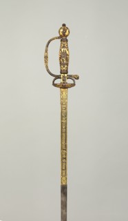 Smallsword Presented by the City of Paris to Commandant Ildefonse Favé