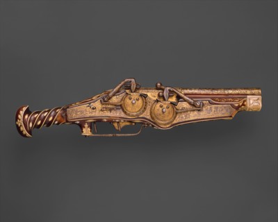 Double-Barreled Wheellock Pistol Made for Emperor Charles V