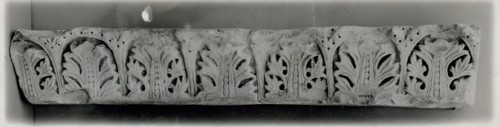 Fragment from a Molding with Acanthus Clusters under Arcades