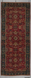 Carpet with Scrolling Vines and Blossoms