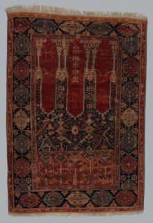 Prayer Rug with Coupled Columns