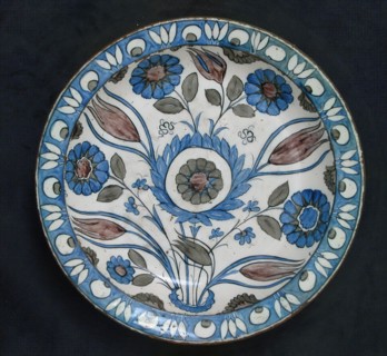 Dish with Floral Design