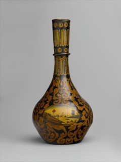 Vase with Landscape Vignette